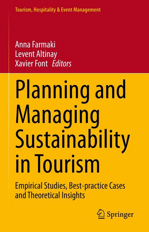 Produktbild: Planning and Managing Sustainability in Tourism