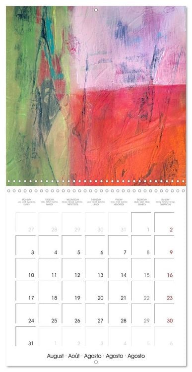 Produktbild: Finding silence in colours (Wall Calendar 2026 12 &times; 12 Inch) CALVENDO 12 Month Wall Calendar