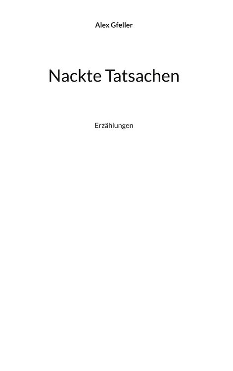Produktbild: Nackte Tatsachen