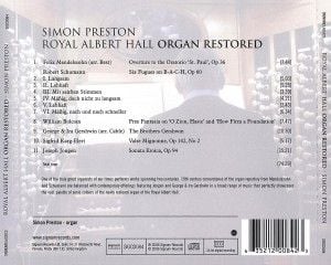 Produktbild: Die Restaurierte Orgel Der Royal Albert