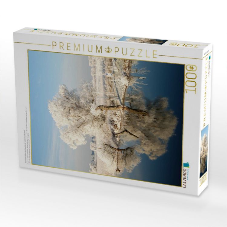 Produktbild: CALVENDO Puzzle Havel bei G&uuml;lpe im Havelland. Winterlandschaft. | 1000 Teile Lege-Gr&ouml;&szlig;e 64x48cm Foto-Puzzle f&uuml;r gl&uuml;ckliche Stunden