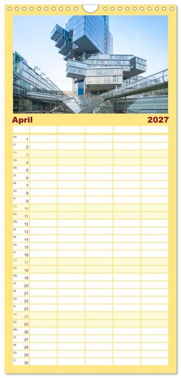 Produktbild: Familienplaner 2027 - Hannover - Momente einer Reise mit 5 Spalten (Wandkalender, 21 x 45 cm) CALVENDO