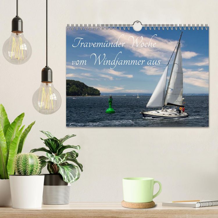 Produktbild: Travem&uuml;nder Woche vom Windjammer aus (Wandkalender 2026 DIN A4 quer), CALVENDO Monatskalender