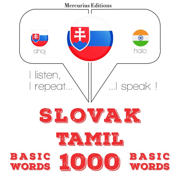 Produktbild: Slovensk&yacute; - Tamil: 1000 z&aacute;kladn&yacute;ch slov