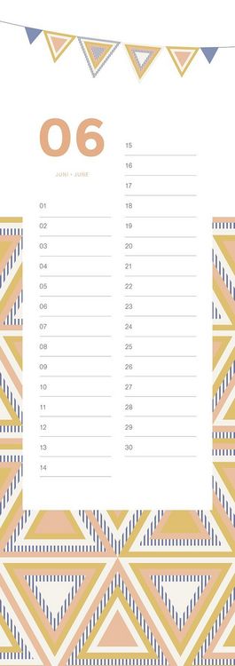 Produktbild: Geburtstagskalender Patterns