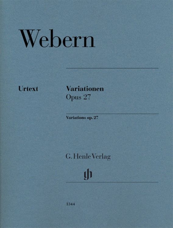 Produktbild: Anton Webern - Variationen op. 27