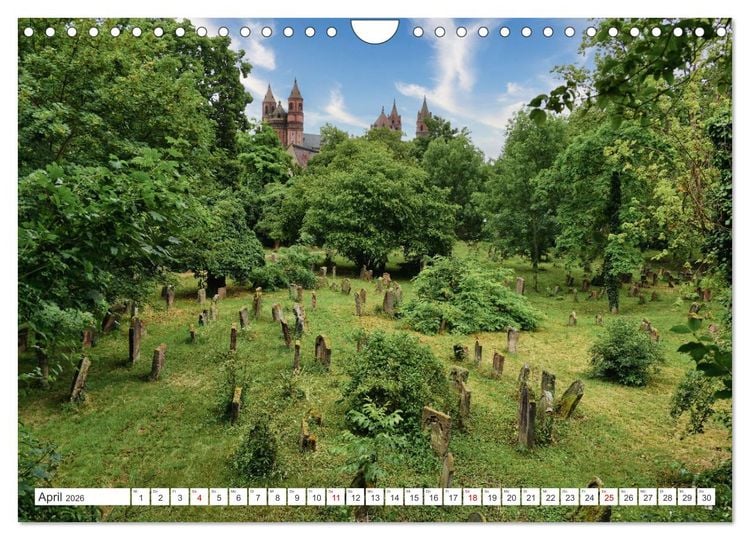 Produktbild: Die SchUM St&auml;dte Speyer, Worms, Mainz (Wandkalender 2026 DIN A4 quer), CALVENDO Monatskalender