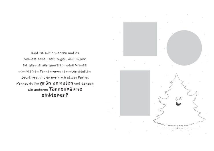 Produktbild: Sch&uuml;ttel den Weihnachtsbaum - Das Ausschneidebuch. Schneiden, kleben, malen f&uuml;r Kinder ab 3 Jahren