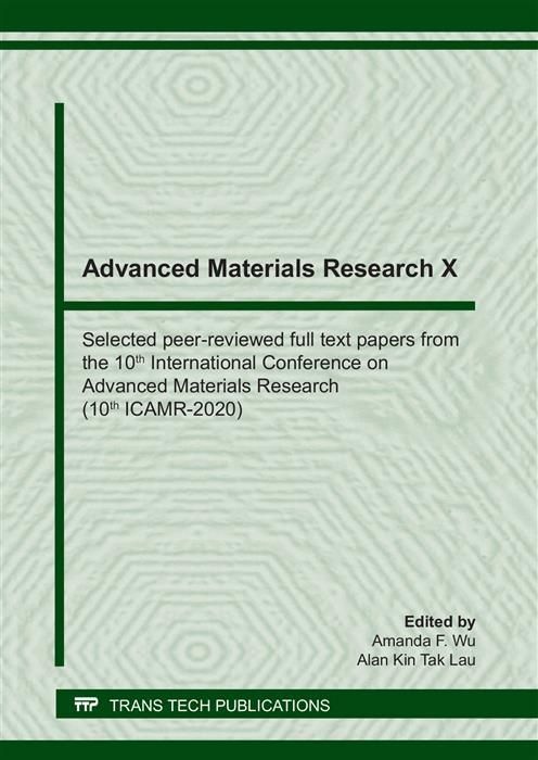 Produktbild: Advanced Materials Research X
