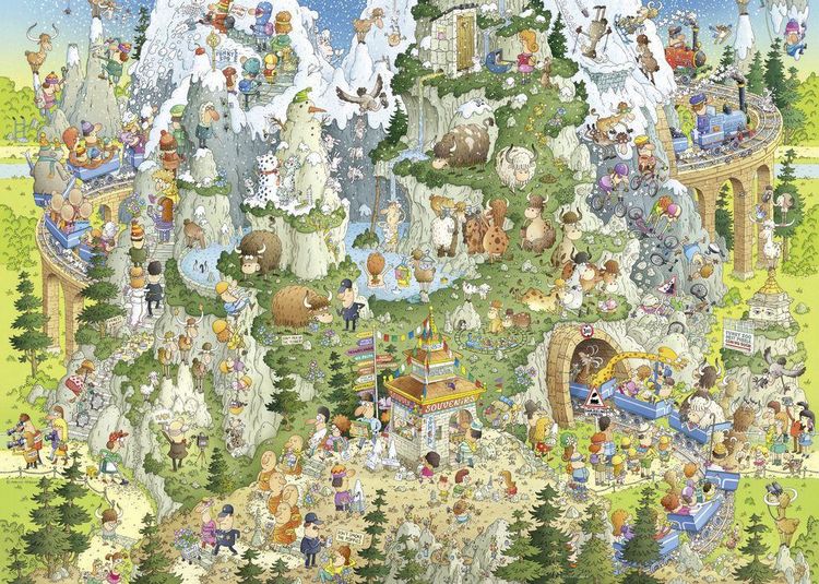 Produktbild: HIMALAYAN HABITAT, HEYE Puzzle von Rie Tokimatsu