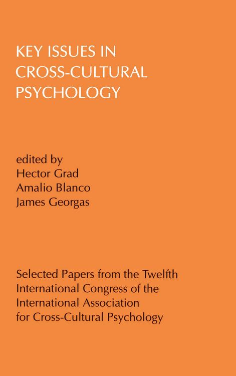 Produktbild: Key Issues in Cross-cultural Psychology
