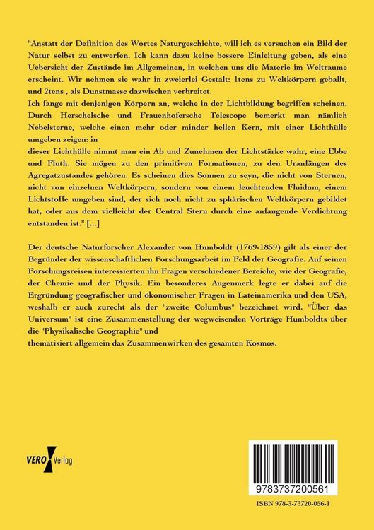 Produktbild: &Uuml;ber das Universum - die Kosmosvortr&auml;ge