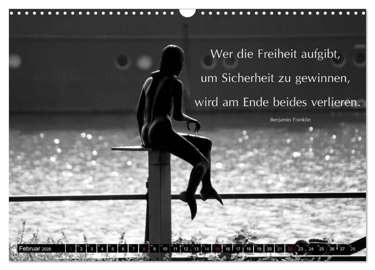 Produktbild: Weisheiten, Zitate und Spr&uuml;che - Ein Jahr voller Gedanken 2026 AT Version (Wandkalender 2026 DIN A3 quer), CALVENDO Monatskalender