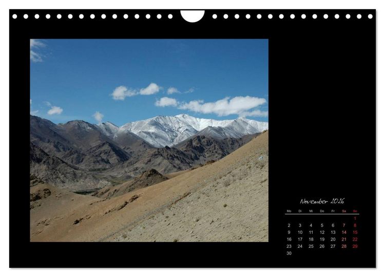 Produktbild: Ladakh, Berge und Spruchweisheiten (Wandkalender 2026 DIN A4 quer), CALVENDO Monatskalender