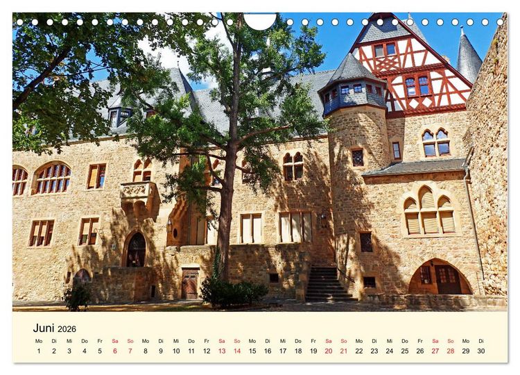 Produktbild: Sch&ouml;nes Alzey - Fachwerk, Wein und Rossmarktplatz (Wandkalender 2026 DIN A4 quer), CALVENDO Monatskalender