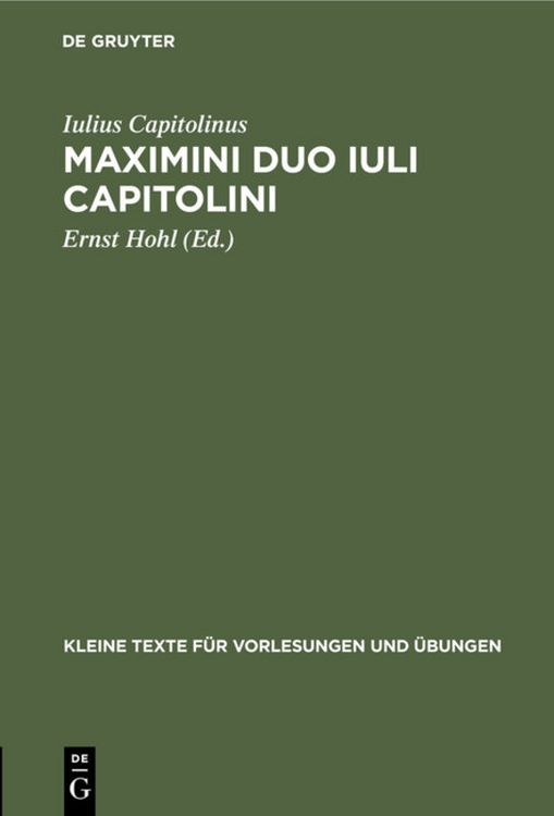 Produktbild: Maximini duo Iuli Capitolini