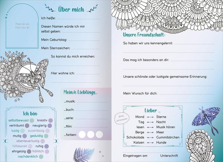 Produktbild: My Best Friends | Freundebuch mit Magic Mandalas