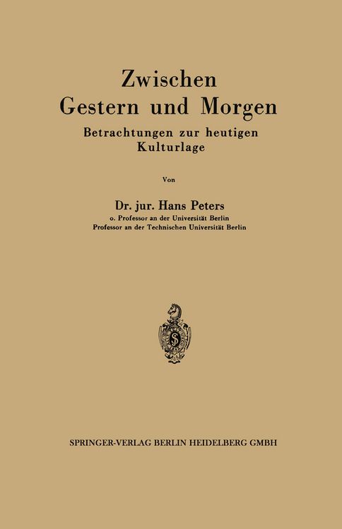 Produktbild: Zwischen Gestern und Morgen