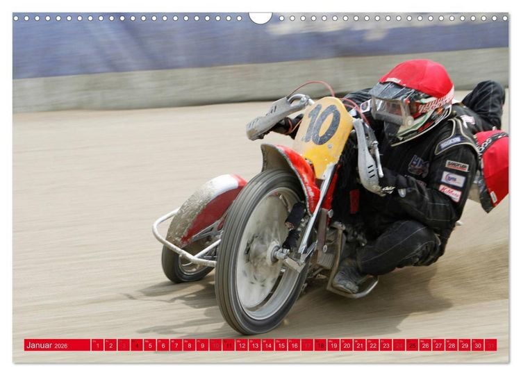 Produktbild: Speedway Sandbahn (Wandkalender 2026 DIN A3 quer), CALVENDO Monatskalender