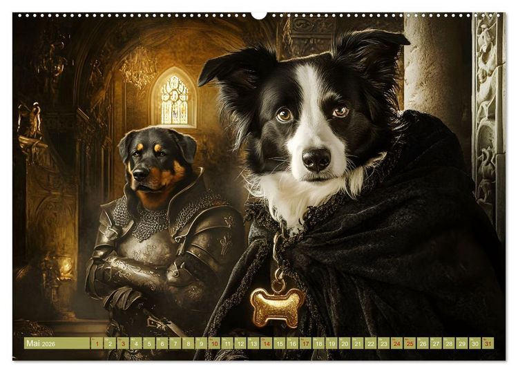 Produktbild: Pfoten Magie (Wandkalender 2026 DIN A2 quer), CALVENDO Monatskalender
