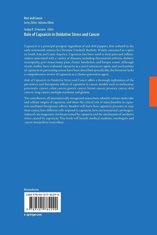 Produktbild: Role of Capsaicin in Oxidative Stress and Cancer