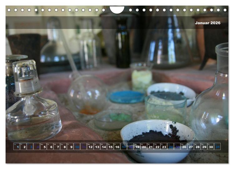 Produktbild: Einblicke in das Liebig-Museum und -Laboratorium in Gie&szlig;en (Wandkalender 2026 DIN A4 quer), CALVENDO Monatskalender
