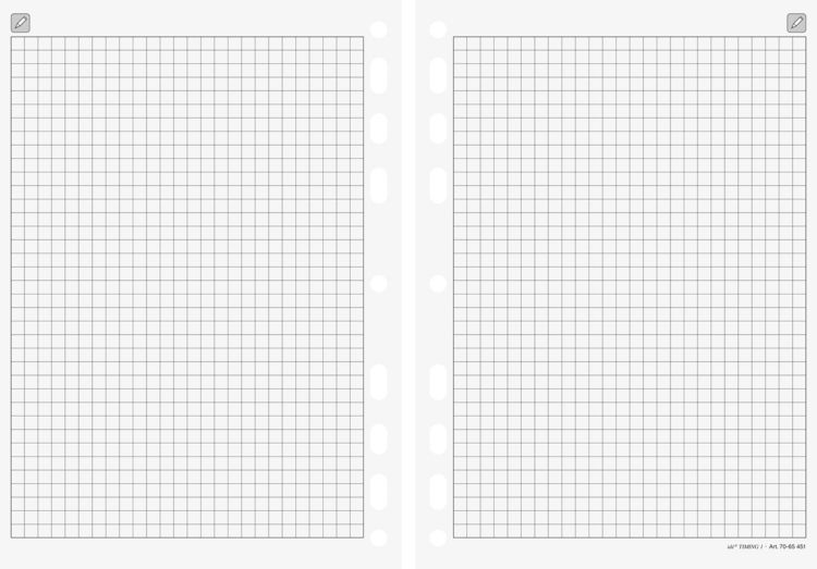 Produktbild: TimerTiming1 kariert Notiz Formular