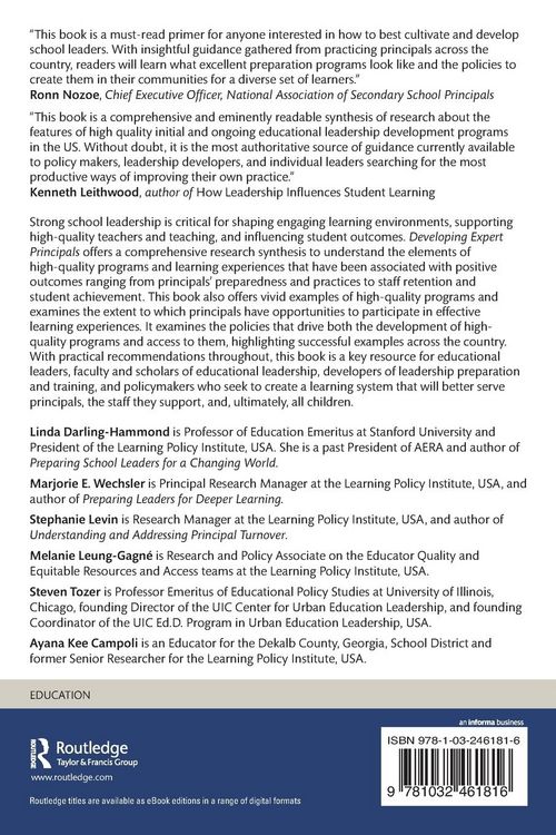 Produktbild: Developing Expert Principals