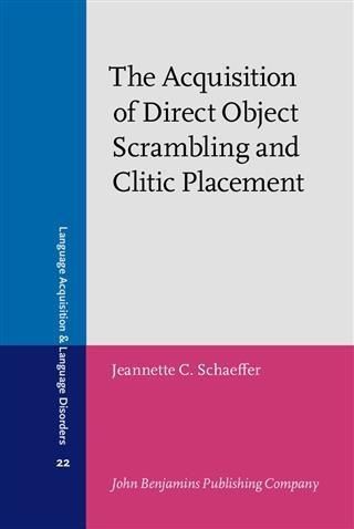 Produktbild: Acquisition of Direct Object Scrambling and Clitic Placement