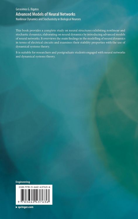 Produktbild: Advanced Models of Neural Networks