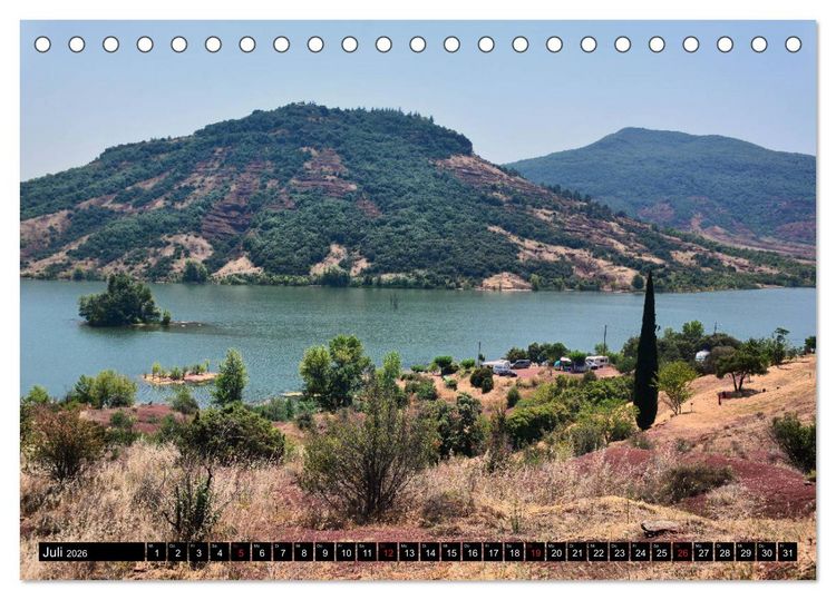 Produktbild: Lac du Salagou - Ein Kleinod im S&uuml;dwesten Frankreichs (Tischkalender 2026 DIN A5 quer), CALVENDO Monatskalender