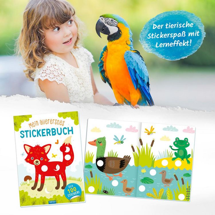 Produktbild: Tr&ouml;tsch Mein allererstes Stickerbuch Fuchs