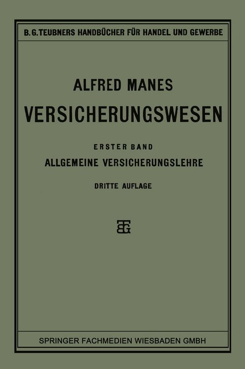 Produktbild: Versicherungswesen