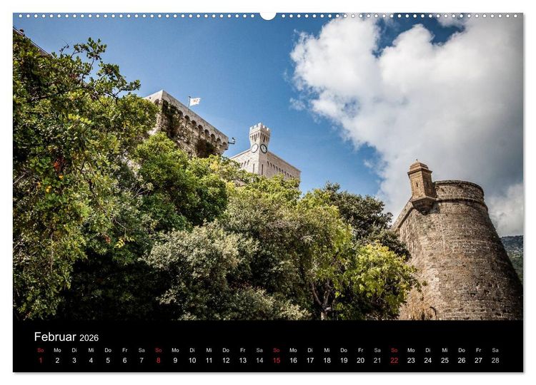 Produktbild: Monaco - Das F&uuml;rstentum an der franz&ouml;sischen Mittelmeerk&uuml;ste (hochwertiger Premium Wandkalender 2026 DIN A2 quer), Kunstdruck in Hochglanz
