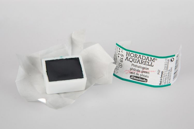 Produktbild: Schmincke Horadam Aquarell 1/2 N&auml;pfchen, Phthalogr&uuml;n