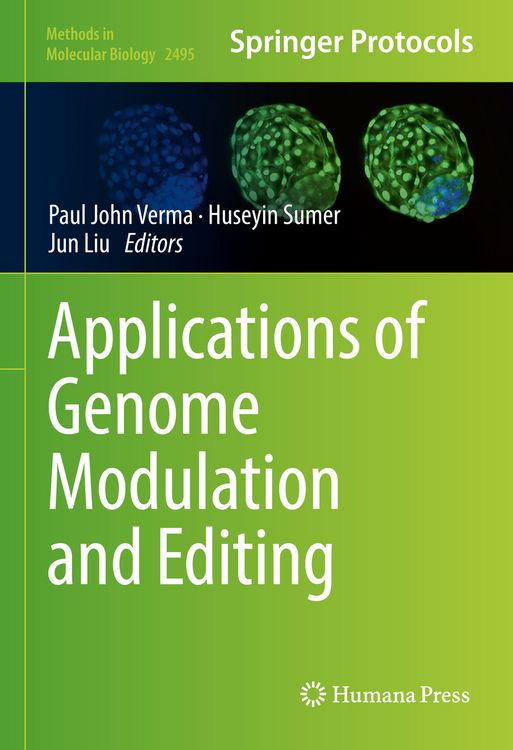 Produktbild: Applications of Genome Modulation and Editing