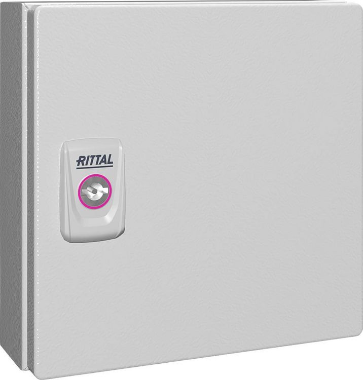 Produktbild: Rittal KX 1546.000 Installations-Geh&auml;use, Wand-Geh&auml;use 200 x 200 x 80 Stahlblech Lichtgrau (RAL 7035) 1 St.