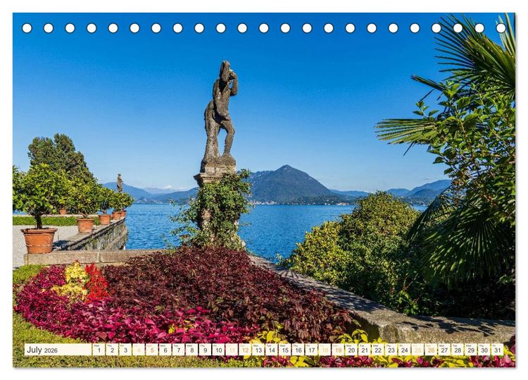 Produktbild: Lake Maggiore - Breathtaking landscapes (Desk Calendar 2026 DIN A5 landscape), CALVENDO 12 Month DeskCalendar