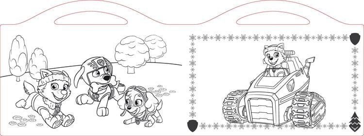 Produktbild: PAW Patrol Malbuch mit über 100 Stickern