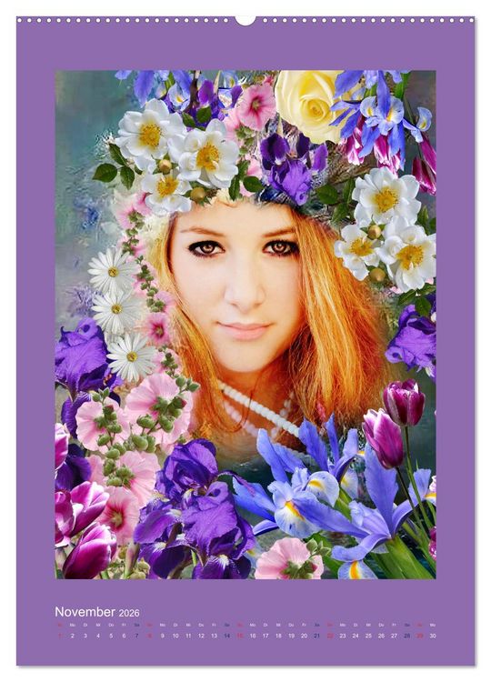 Produktbild: Blumen Melodie (Wandkalender 2026 DIN A2 hoch), CALVENDO Monatskalender