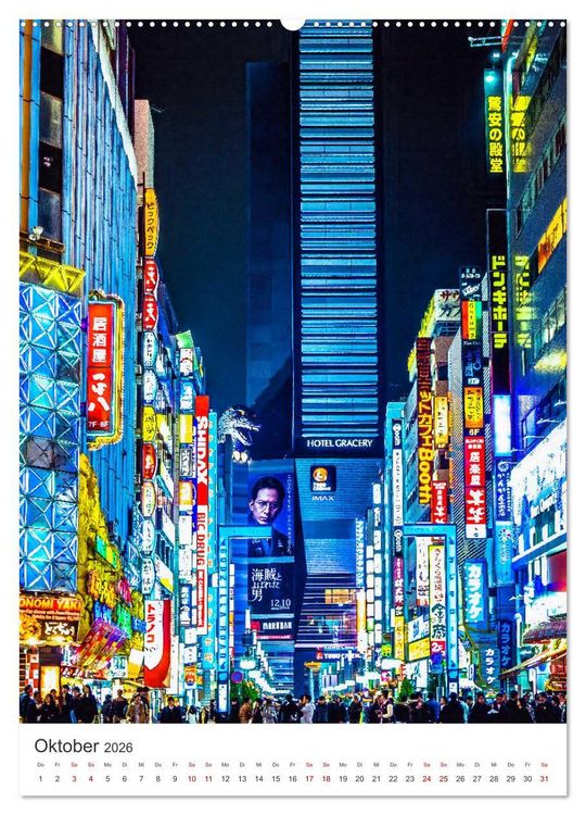 Produktbild: Japan - Die spannende Insel im Pazifik. (hochwertiger Premium Wandkalender 2026 DIN A2 hoch), Kunstdruck in Hochglanz