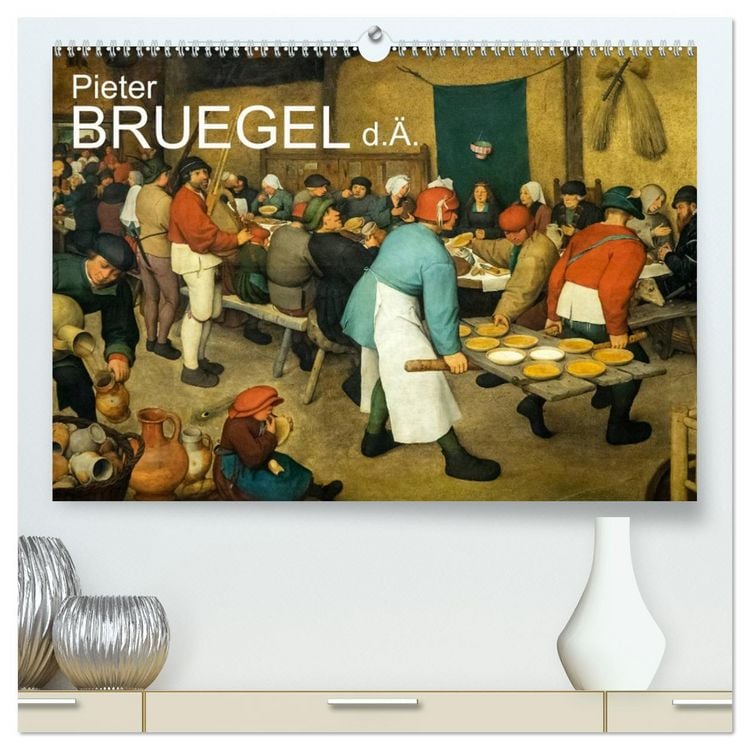 Produktbild: Pieter Bruegel d.&Auml;. (hochwertiger Premium Wandkalender 2026 DIN A2 quer), Kunstdruck in Hochglanz