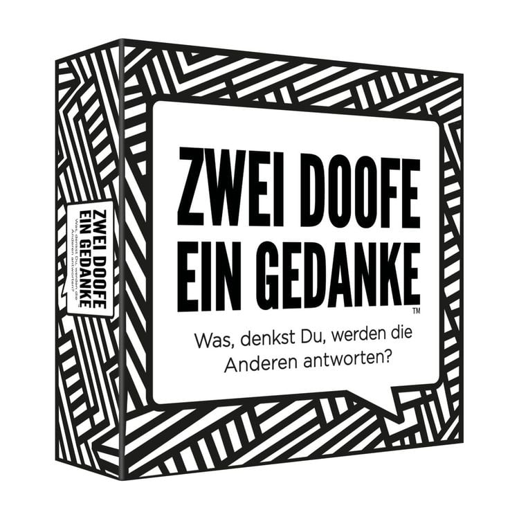 Produktbild: Pegasus - Zwei Doofe ein Gedanke - Hier gleicht keine Runde der Anderen, Kartenspiel