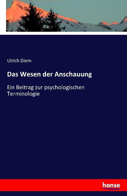 Produktbild: Das Wesen der Anschauung
