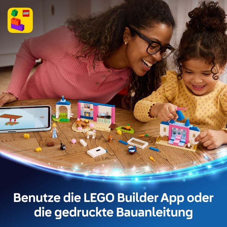 Produktbild: LEGO ǀ Disney Princess 43283 Cinderellas Tierpalast, Bauspielzeug f&uuml;r Kinder ab 4 Jahren