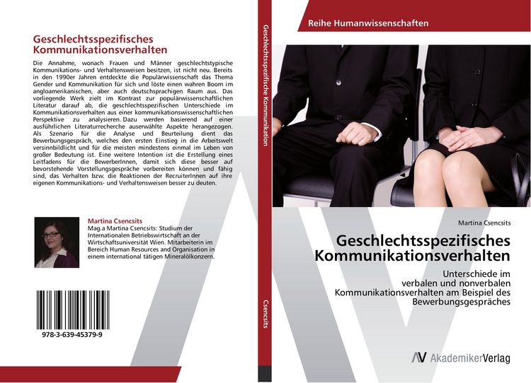 Produktbild: Geschlechtsspezifisches Kommunikationsverhalten