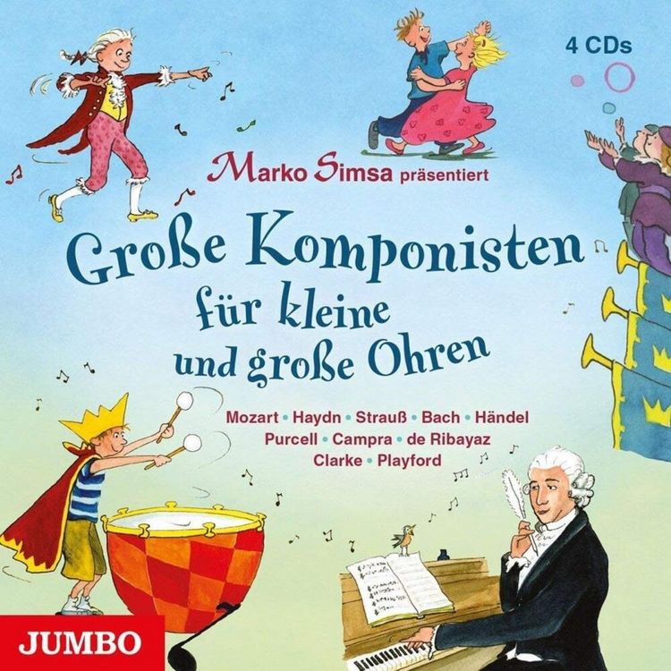 Produktbild: Simsa, M: Grosse Komponisten F&uuml;r Kleine Und Grosse Ohren