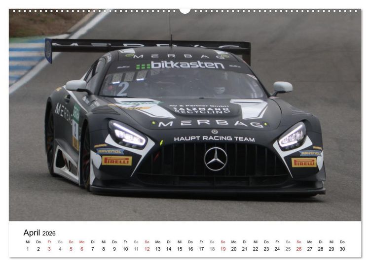 Produktbild: GT Masters (hochwertiger Premium Wandkalender 2026 DIN A2 quer), Kunstdruck in Hochglanz