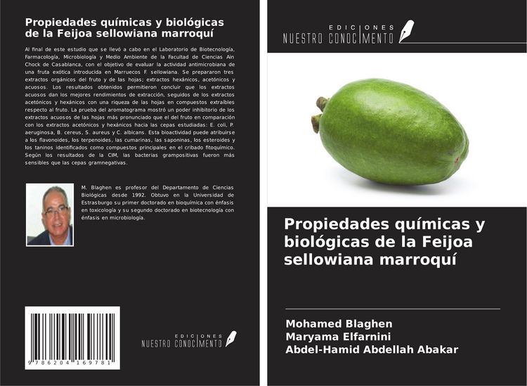 Produktbild: Propiedades qu&iacute;micas y biol&oacute;gicas de la Feijoa sellowiana marroqu&iacute;