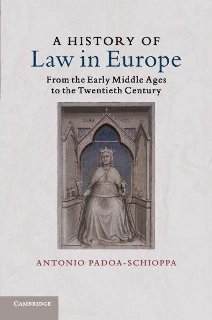 Produktbild: A History of Law in Europe